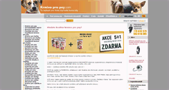 Desktop Screenshot of krmivo-pro-psy.com